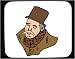 Decorated Mouse Pad with man, Spain, Europe, hat, nobleman, mustache
