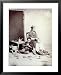 Genre Scene of Common Neapolitan Life: an Elderly Woman World Culture Framed Art Poster Print, 25x31