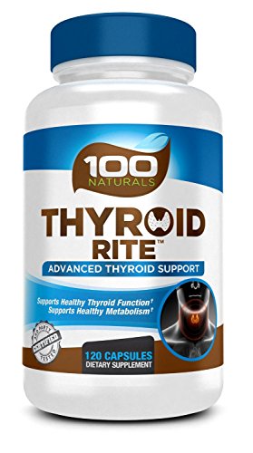 Thyroid Rite: Thyroid Supplement to Support Healthy Thyroid Function and Metabolism (120 Caps). with Schizandra, Ashwagandha, Bladderwrack, Cayenne Pepper, Tyrosine, Kelp - 100% Satisfaction Guaranteed