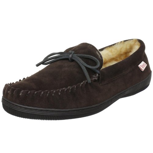 Tamarac by Slippers International 7161 Men's Camper Moccasin,Rootbeer,12 M US
