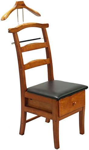 Executive Light Walnut Valet Chair