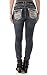 WallFlower Juniors Luscious Curvy Bling Skinny Jeans