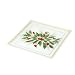 Gorham Festive Holly Square Platter, 14