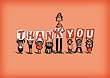 "Thank You/generic" by Bald Guy Greetings, 8 mini-cards per box (Pack of 2)