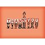 "Thank You/generic" by Bald Guy Greetings, 8 mini-cards per box (Pack of 2)