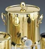 Review Kraftware  / Kraftware 70293 Shiny Brass 3 Quart Ice Bucket with Side Handles and Metal Cover