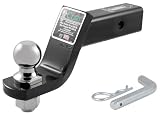 Curt Manufacturing 45055 2 In Drop Loaded Ball Mount W/ 1 7/8 Ball