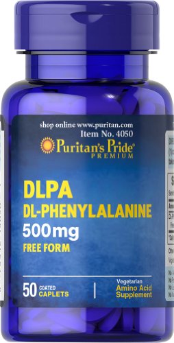 Puritan's Pride DLPA (DL-Phenylalanine) 500 mg-50 Caplets