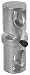 Designovations Inc. S238R SNAP'n SAFE Breakaway Round Ground Mount Sign Post Coupler for 13-16 Gauge Wall, 2-3/8 Inch Sign Post Size
