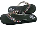Basketball beaded charms 3 dimensional themed heavy duty flip flop sandals women's Sizes