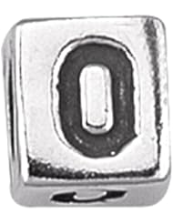 925 Sterling Silver Number "0" Bead For Chamilia, Pandora, Biagi, Personality, Reflections And More Charm Bracelets