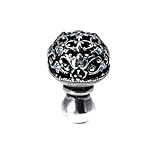 Carpe Diem Hardware 139-9AQ Juliane Grace Chalice Medium Knob full Round Made with Swarovski Crystal