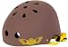 SE Bikes Ripper Men's BMX Helmet - One Size Fits All - Brown / Yellow