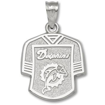 Miami Dolphins Sterling Silver 5/8