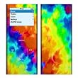 Tie Dyed Design Decal Skin Sticker for Apple iPod nano 2G (2nd Generation) 2GB/ 4GB/ 8GB Player