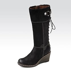 Tamaris 25552-29 Damen Stiefel Leder, Schwarz, Größe 39