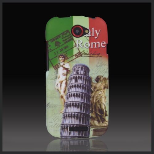 Design Rome Italy Statues Leaning Tower of Pisa cool hard case cover for HTC One S Ville Z520e