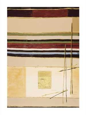 Art Poster Print - On The Line I - Artist: Sabina Palmer - Poster Size: 24 X 32 inches