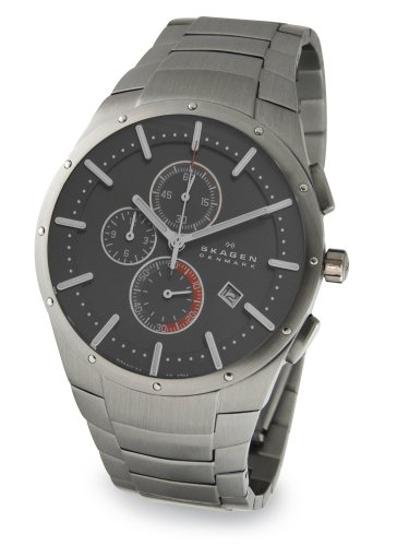 41%2BRn RKp L Skagen Mens Titanium Chronograph Watch #692XXLTXM