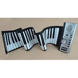 Flexible 61 Thicken KEYS Portable Roll Up Piano Keyboard Folding Electronic Piano Organ