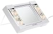 Jerdon Mirror J1010 Table Top Makeup Mirror, White