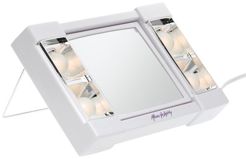 Jerdon Mirror J1010 Table Top Makeup Mirror, White