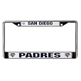 Express San Diego Padres Chrome License Plate Frame