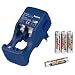 Hama - Energie Kit Accus et Chargeur - Chargeur secteur universel - pour accus AAA/AA - NiCd/NiMh - 4 accus AAA 1000 mAh