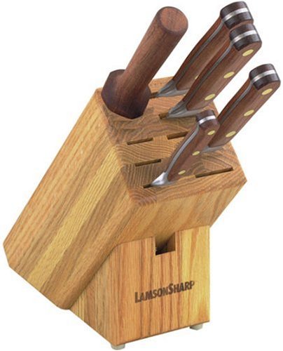 LamsonSharp 6-Piece Forged Knife Set with Block
