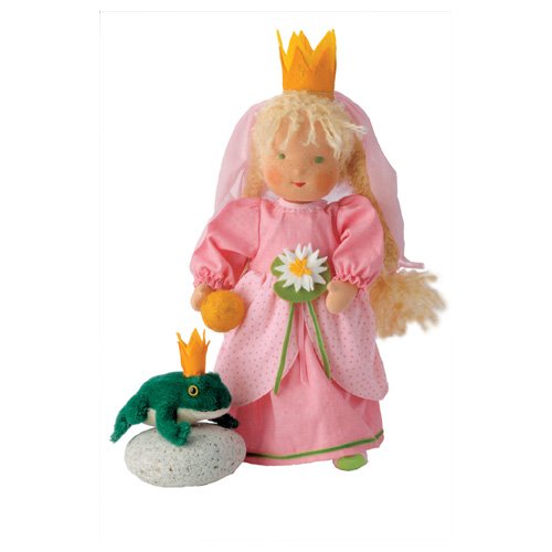 Käthe Kruse - 0138076 - Waldorf 38cm Froschkönig