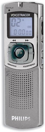 Childrens Toyshop  Electronics : Philips 7675 Digital Voice Tracer Dictation Machine 256Mb 144Hrs Recording Ref LFH7675
