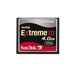SanDisk CompactFlash 4GB Extreme III Memory