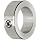 Climax Metal C-087-S Shaft Collar, One Piece, Set Screw Style, Stainless Steel, 7/8" Bore, 1-1/2" OD, 9/16" Width, With 5/16-18 Set Screw