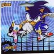 Sonic X: Sonic and Rogue Anime Pins