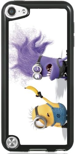 Despicable Me Minions Apple iPod Touch iTouch 5th Generation Hard Plastic Black or White cases (Black)