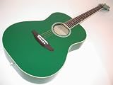 Daisy Rock Debutante Serenade Parlor Acoustic Guitar, Glorious Green