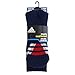 adidas Men's Cushioned Crew Socks (3 Pack), Large, Collegiate Navy/Power Red | White/Collegiate Navy | Heather Grey/Collegiate Navy