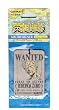 One Piece Air Freshener w/ Roronoa Zoro Wanted Card by Car Mate