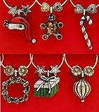 Noel Christmas Wine Glass Charms from That Wine is Mine 1417P