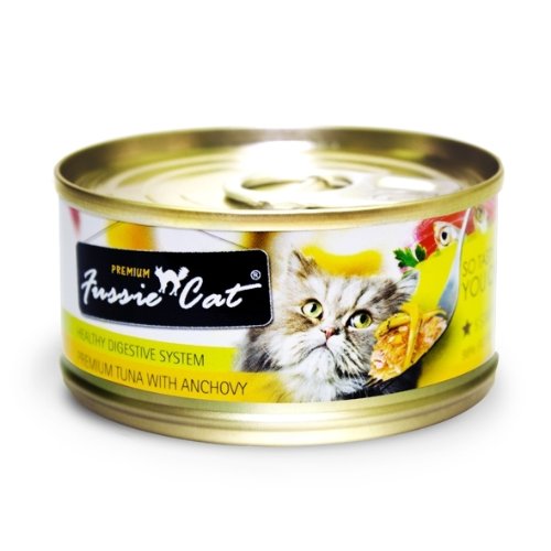 Fussie Cat Premium Tuna Anchovy Cat Food - 24