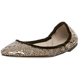 ALL BLACK Women's 907040 Glitter Ballet Flat