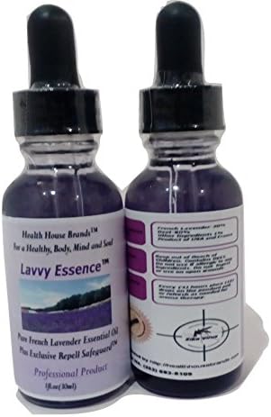 Maximum Zika Mosquito Repellent Lavvy Essence, Lavender Aromatherapy Essential Oil. 1-(30ml) bottle