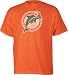 Miami Dolphins Classic NFL Throwback Logo T-Shirt - Large