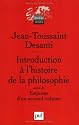 Introduction &agrave; l'histoire de la philosophie : Suivi de