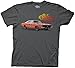 Dukes of Hazzard General Lee Vintage Distressed Charcoal T-shirt