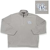 Kentucky Wildcats NCAA Glacier Fleece Pullover Sweatshirt (Grey Heather)