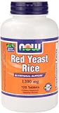 NOW Foods Red Yeast Rice Extract 1200Mg, 120-Tablets