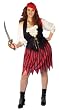 Plus Size Buccaneer Bride Pirate Costume - Womens Full