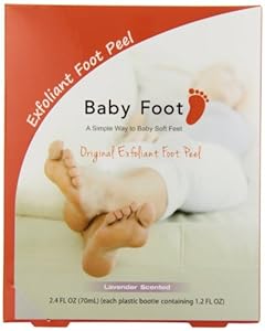 Baby Foot Easy Pack 1.2 FL OZ per Foot X 2, Lavendar Scented