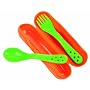 Sassy Travel Case with Fork and Spoon Colors May Vary